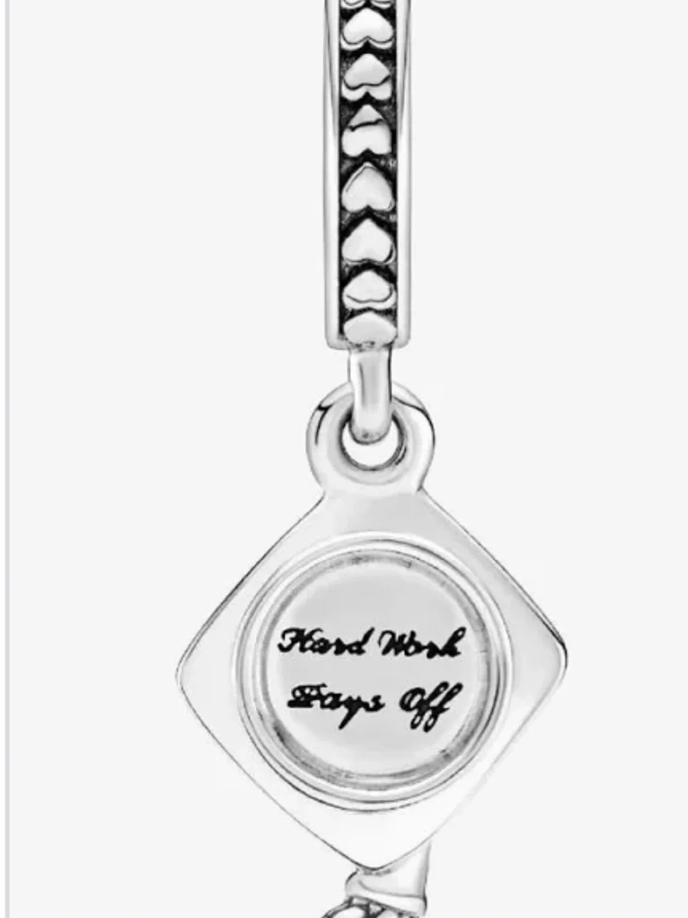 Pandora Silver Graduation Cap Dangle Charm